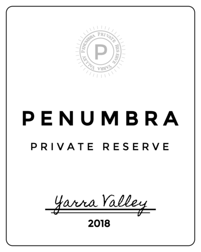 Formal wine label template.